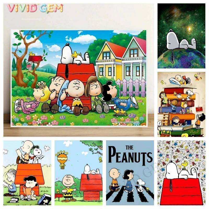 Photo Mosaic Print - VIVID GEM 2026 New Cute Snoopy
