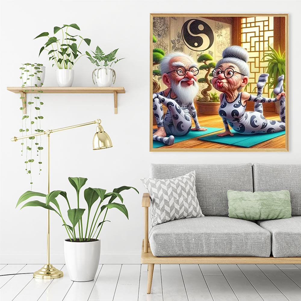 Momoart Old People Diamond Mos - огляд і ціна Photo Mosaic Print