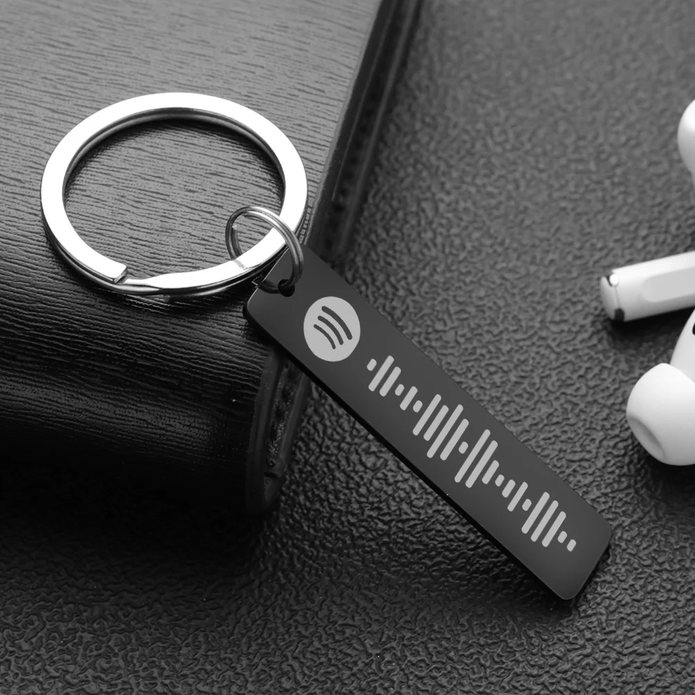 Personalized Spotify Code Keyc - огляд і ціна Initial Ring Custom
