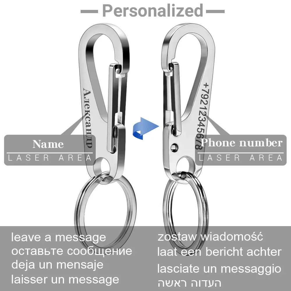 304 Stainless Steel Keyring Pe - огляд і ціна Initial Ring Custom