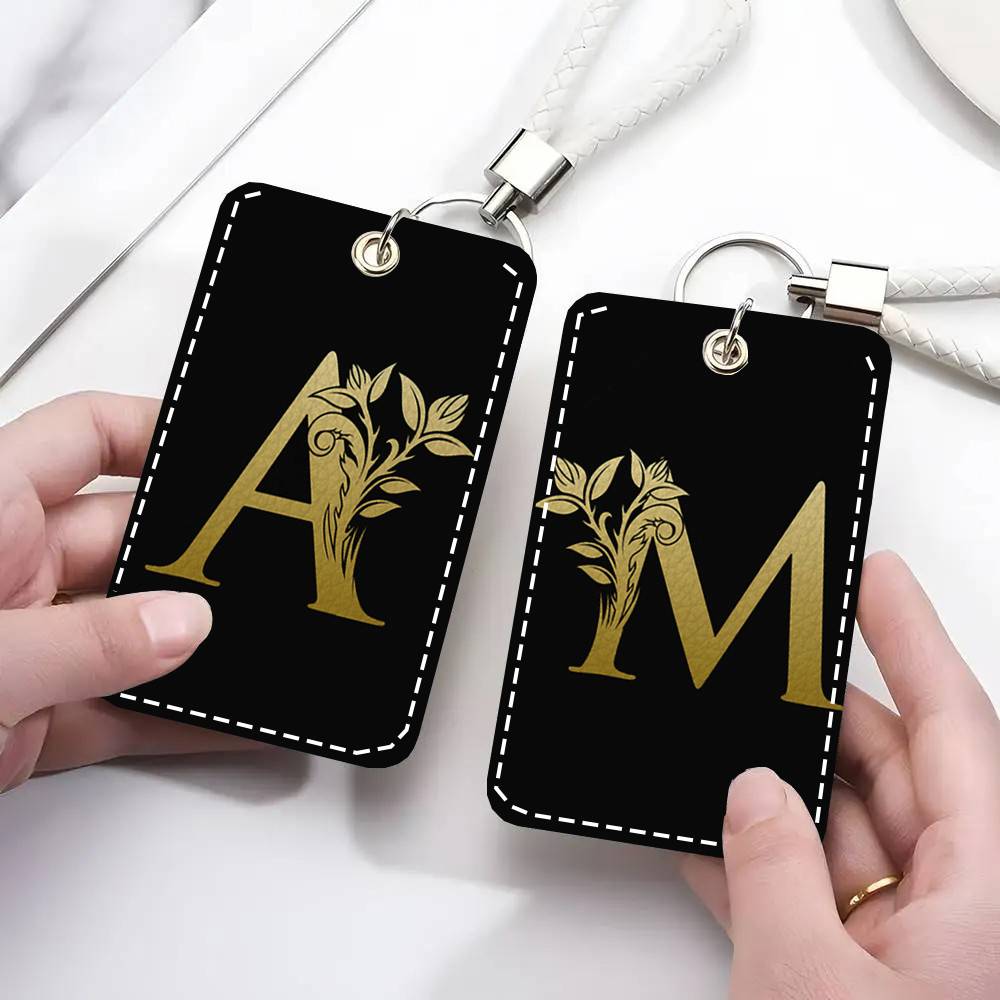 Letter Monogram Card Case Keyc - огляд і ціна Monogram Keychain Leather