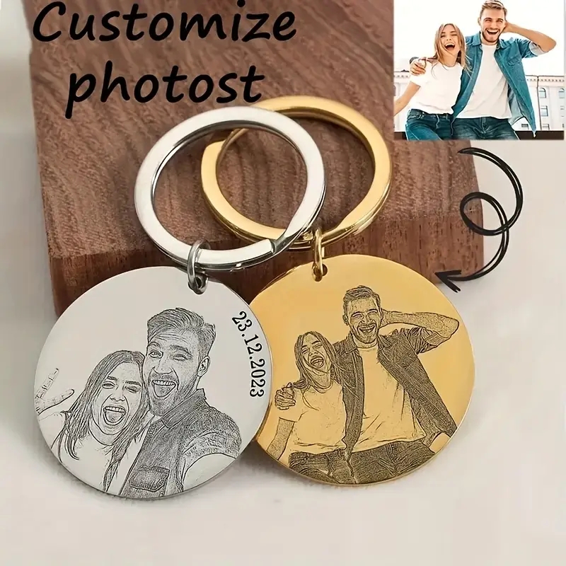 Personalized Engraved Portrait - огляд і ціна Initial Ring Custom