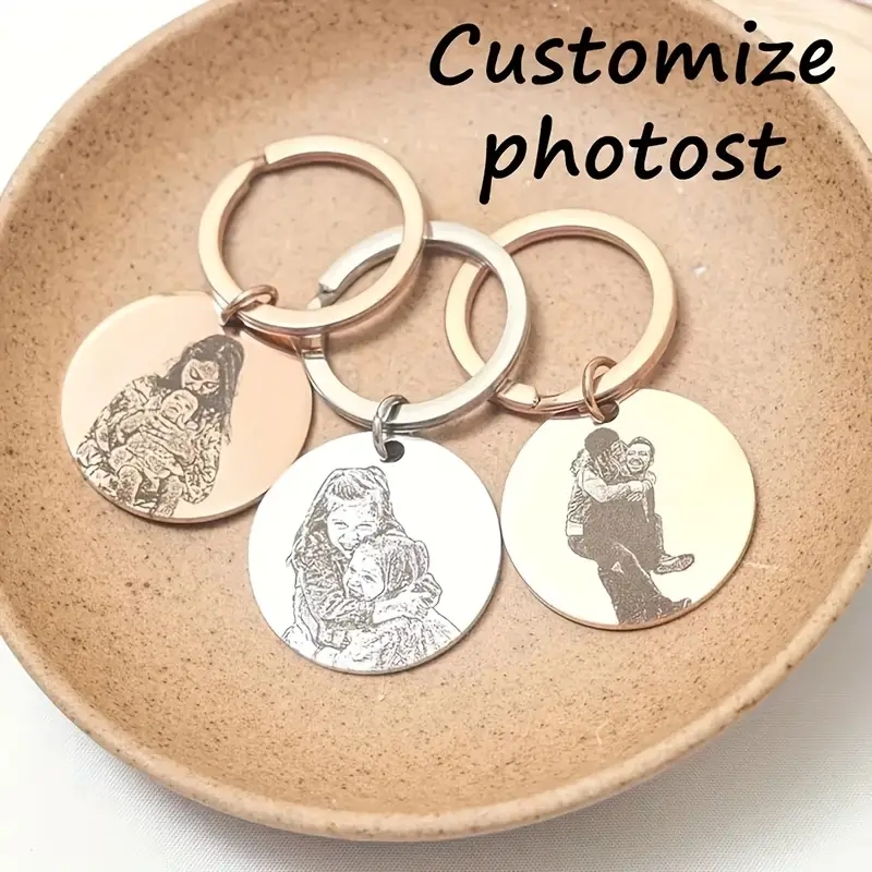 Personalized Engraved Portrait - огляд і ціна Initial Ring Custom