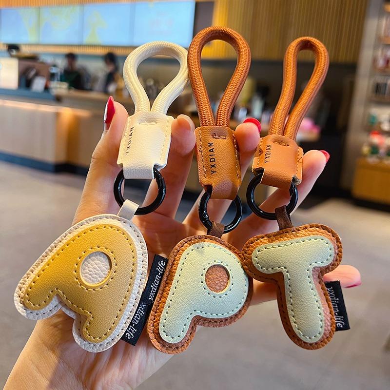 26 Alphabet PU Leather Keychai - огляд і ціна Monogram Keychain Leather