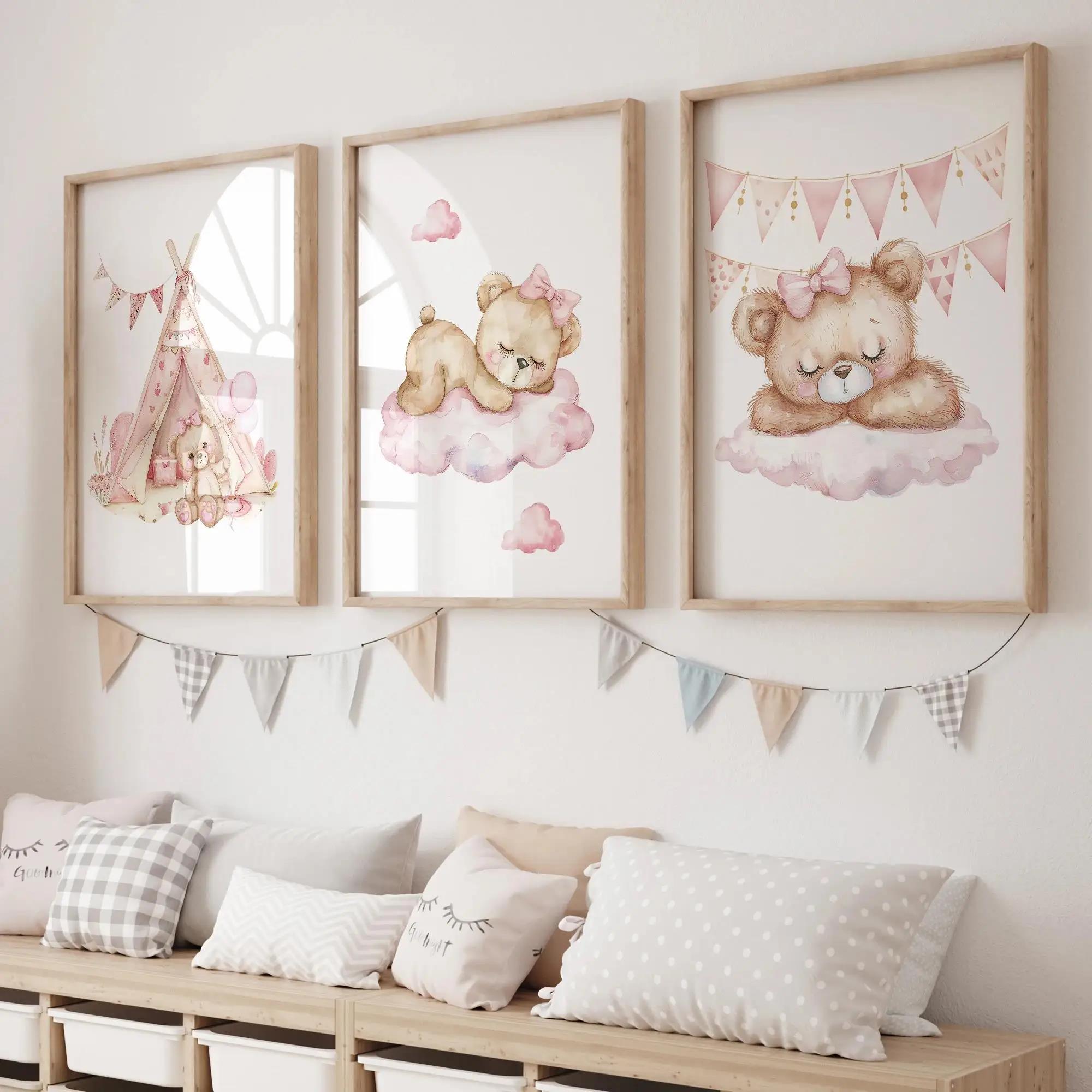 Pink Dream Bear Carousel Tent  - огляд і ціна Personalized Name Box