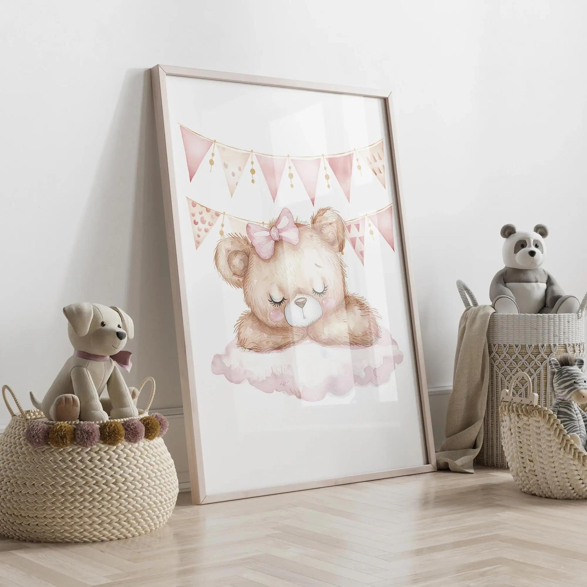 Pink Dream Bear Carousel Tent  - огляд і ціна Personalized Name Box