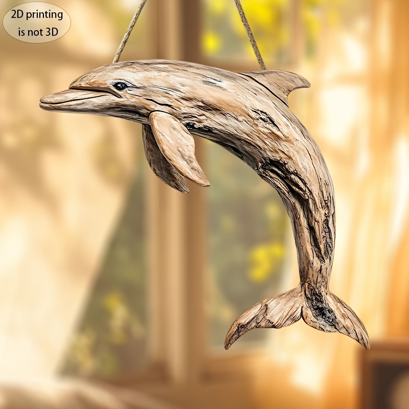 2D 10in Elegant Dolphin Wooden - огляд і ціна Family Tree Print