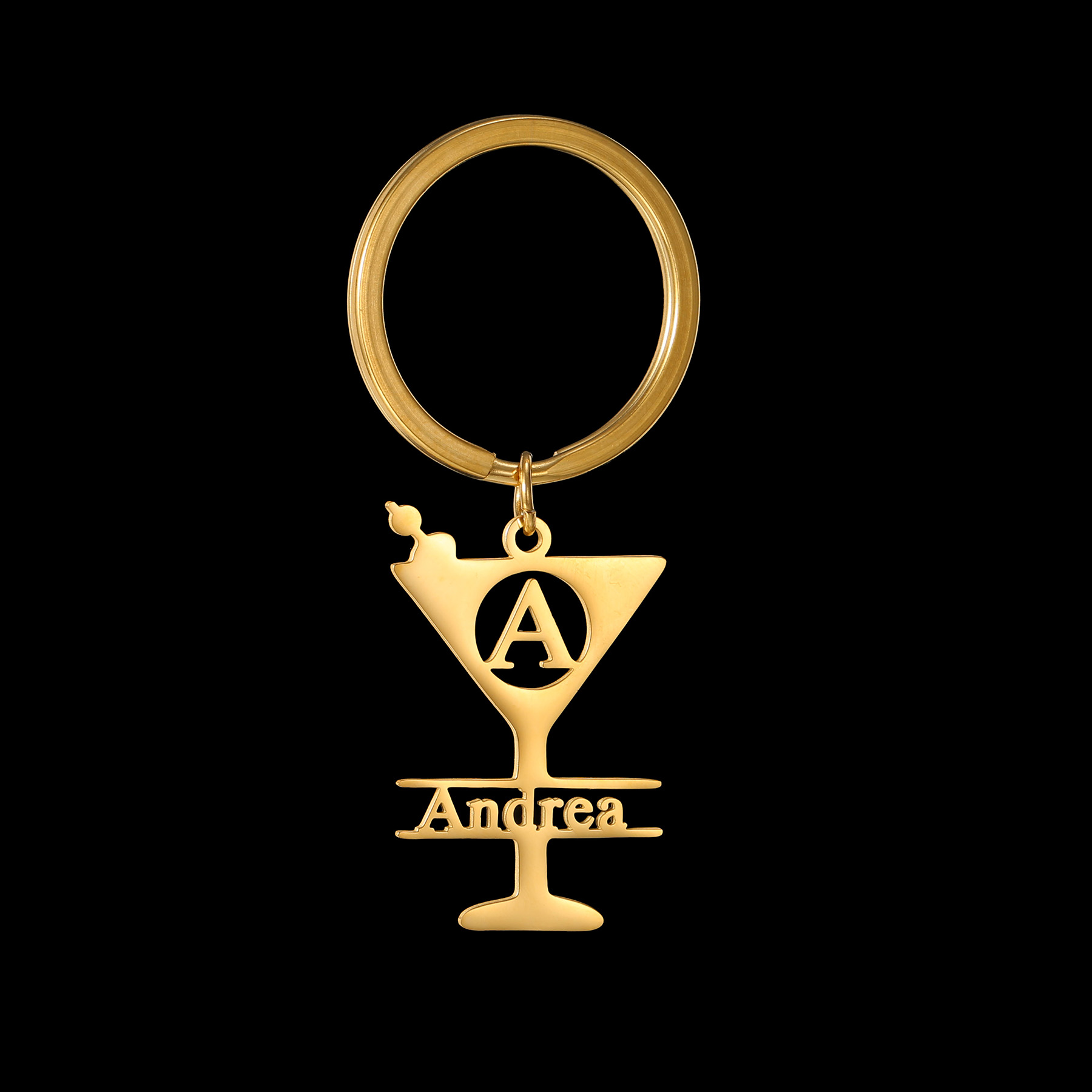 Akizoom Custom Name Big Letter - огляд і ціна Initial Ring Custom