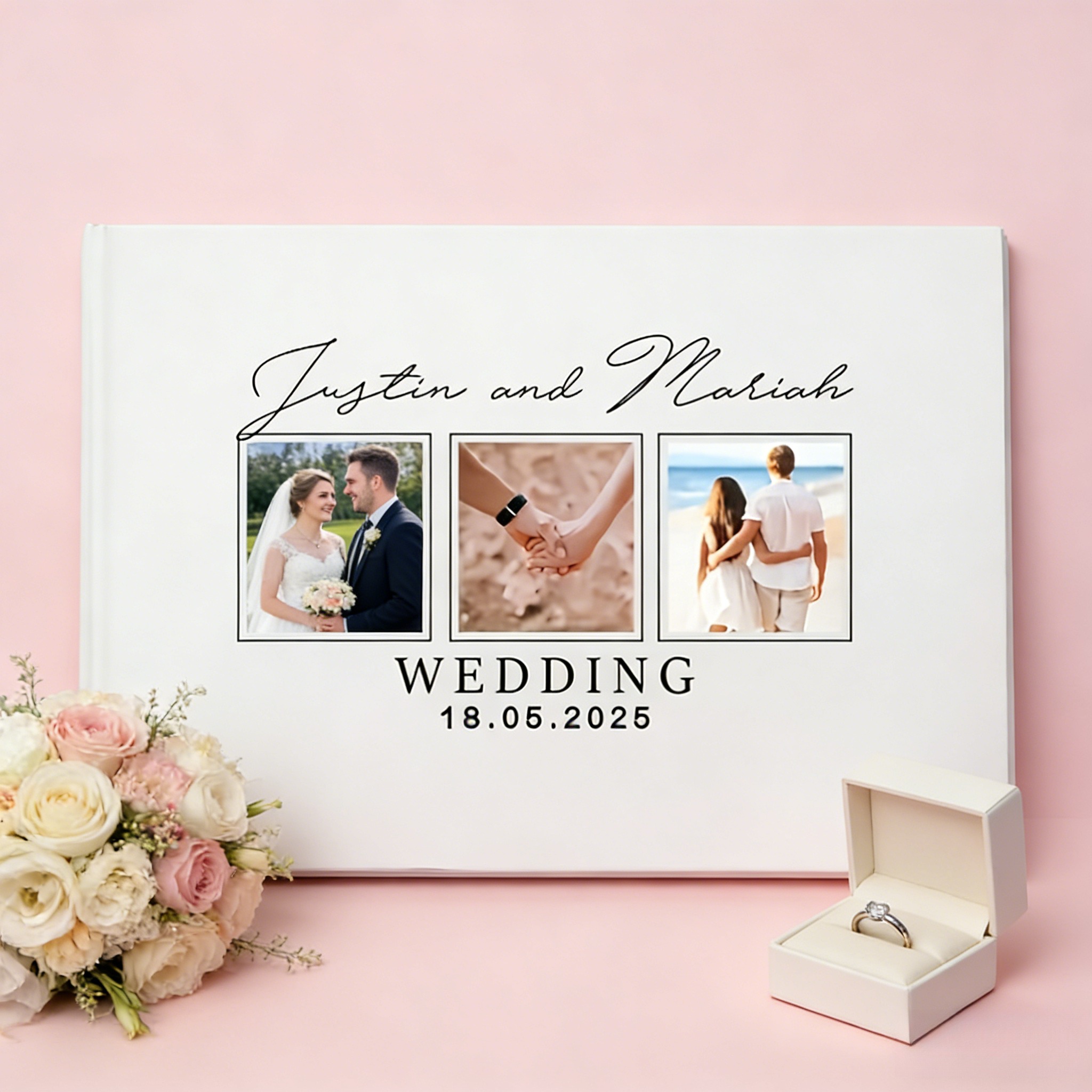 A Custom Wedding Guest Book -  - огляд і ціна Custom Photo Book
